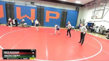 174 lbs Cons. Round 3 - Bryce Buchanan, Wisconsin-Stevens Point vs Preston Carlisle, Wisconsin-Eau Claire