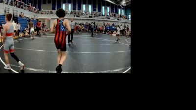 96 lbs Round 4 (6 Team) - Mikey Perna, Iron Horse vs Issac Sams, West Forsyth WC
