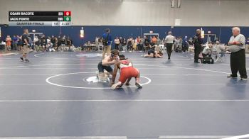 157 lbs Quarterfinal - Cqari Bacote, Bridgewater vs Jack Forte, Roger Williams