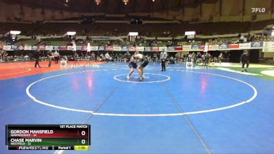 285 lbs Finals (2 Team) - Gordon Mansfield, Independence vs Chase Marvin, Westfield