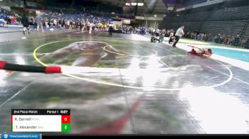 61 lbs 2nd Place Match - Tucker Alexander, Washington vs Robert Darnell, NorthEast 509 Wrestling Club