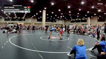 140 lbs Round 3 (4 Team) - Vicky Chavez, Patriots WC Red vs Natalie Villalpando, NC National Team