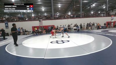 70 kg Cons. Rd Of 32 - Anthony Berg, Central Coast Regional Training Center vs Josh Hillard, Diplomat Wrestling Club