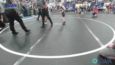 55 lbs Quarterfinal - Gauge Huffman, Vinita Kids Wrestling vs Johnny Kane, Barnsdall Youth Wrestling