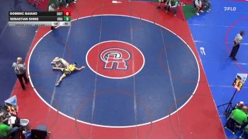 89 lbs Consi Of 8 #1 - Dominic Baiano, South Fayette vs Sebastian Shine, Greater Latrobe