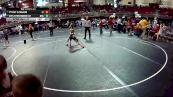 70 lbs Cons. Round 4 - Ryker Schmidt, Crofton Bloomfield vs Braxton Bertsch, Malcolm Wrestling Club