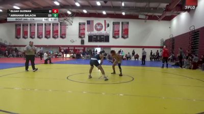 174 lbs Quarterfinal - Elijah Guzman, Bakersfield College vs Abraham Galacia, Cerritos College