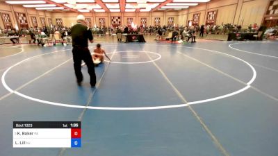 110 lbs Quarterfinal - Kyle Baker, Pa vs Landon Lill, Nj