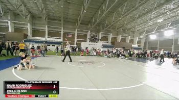 86 lbs Semifinal - Collin Olson, Team Prestige vs Gavin Rodriguez, Charger Wrestling Club