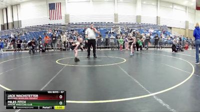 67 lbs Champ. Round 1 - Jack Wachstetter, Backyard Brawlers Midwest vs Miles Fitch, Apache Wrestling Club