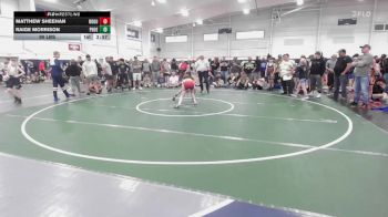 90 lbs Quarterfinal - Matthew Sheehan, Rogue Wrestling Club-MS vs Raige Morrison, Phoenix Wrestling Club Blue-MS