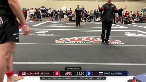 Alexander Lapovok vs David Kaminskiy 2025 ADCC Orlando Open/Youth Trials