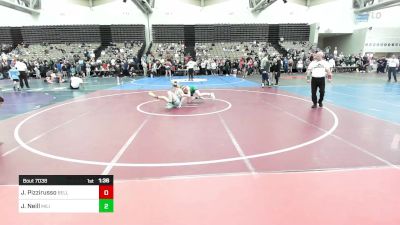 140-H lbs Quarterfinal - JJ Pizzirusso, Bellmore-JFK vs Jake Neill, Militia Wrestling Club