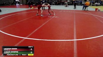 125 lbs Placement (4 Team) - Jackson Odden, Staples vs Carson Knoepke, Chatfield