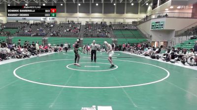 190 lbs 2nd Wrestleback (16 Team) - Ramsey Dennis, Colquitt County vs Dominic Bambinelli, Mill Creek