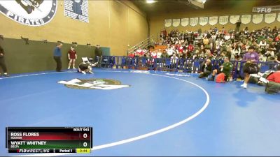 157 lbs Cons. Round 2 - Ross Flores, Hoover vs Wyatt Whitney, Delta