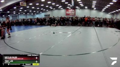 78 lbs Cons. Round 4 - Trey Lee, Nova WC vs Weylin Bliss, Wild Buffalo Wrestling Club