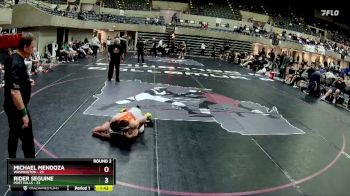 139 lbs Round 2 (4 Team) - Rider Seguine, Post Falls vs Michael Mendoza, Washington