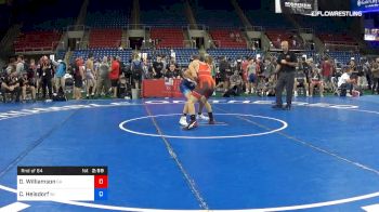 138 lbs Rnd Of 64 - Dakota Williamson, Georgia vs Cade Heisdorf, Wisconsin