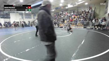 132 lbs Cons. Round 3 - Noah Piccolo, Trabuco Hills vs Andrew Avalos, Mayfair