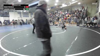 132 lbs Cons. Round 3 - Noah Piccolo, Trabuco Hills vs Andrew Avalos, Mayfair