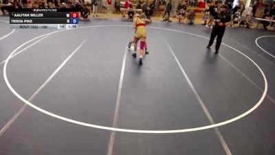 150 lbs Champ. Round 2 - Aaliyah Miller, WI vs Trista Pike, IA