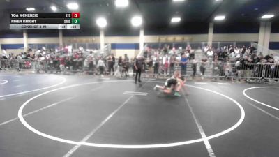 98 lbs Consi Of 8 #1 - Toa McKenzie, Atc vs River Knight, Sanderson Wr Ac
