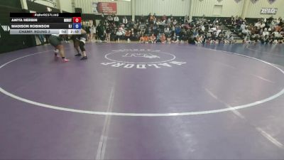 207 Open Champ. Round 2 - Aniya Herbin, Minot State vs Madison Robinson, Unattached