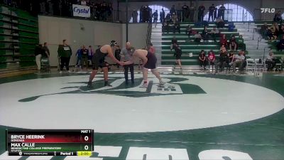 285 lbs Champ. Round 1 - Max Calle, Benedictine College Preparatory School vs Bryce Heerink, Gonzaga