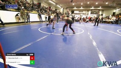 79-83 lbs Consolation - Teddy Mendenhall, Locust Grove Youth Wrestling vs Casen Frossard, Warrior Wrestling Club