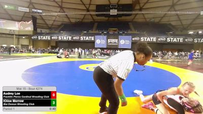 87 lbs Semis - Audrey Loe, Franklin Pierce Cardinal Wrestling Club vs Khloe Morrow, Mat Demon Wrestling Club