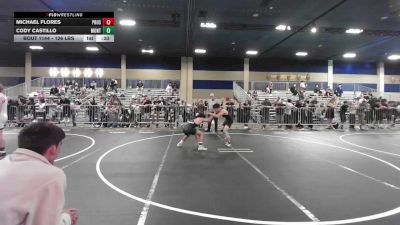 126 lbs Consi Of 32 #1 - Michael Flores, Prosser Wr Ac vs Cody Castillo, Montwood