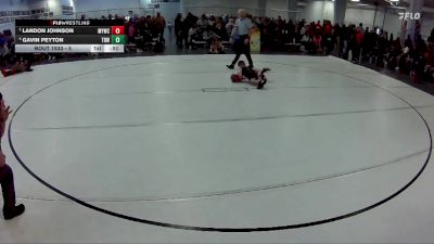 5 lbs Semifinal - Landon Johnson, McCook Youth Wrestling Club vs Gavin Peyton, The Best Wrestler
