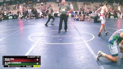 135 lbs Cons. Round 2 - Sean Heil, NoRoWC vs Blake Scrimenti, NBWC