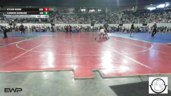 128 lbs Round Of 16 - Kyler Ward, Cushing vs Carson Bowline, Coweta