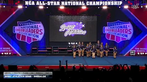 Spirit Athletics Gems - Emeralds [2026 L1 Youth - Flex - D2 - Small Day 1] 2026 NCA All-Star National Championship