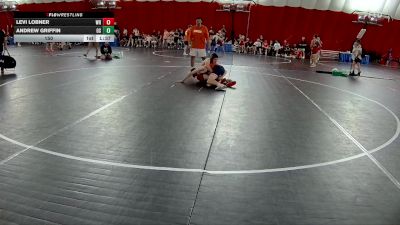 150 lbs Round 2 (8 Team) - Levi Lobner, Wisconsin Rapids vs Andrew Griffin, Oswego
