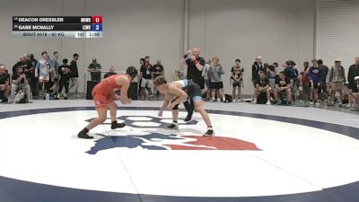 80 kg Champ. Rd Of 16 - Deacon Dressler, Maurer Coughlin Wrestling Club vs Gabe McNally, Lake Erie Wrestling Club