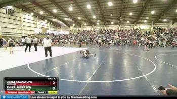 85 lbs Cons. Round 4 - Ryker Anderson, Wasatch Wrestling Club vs Jorge Sagastume, Westlake