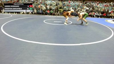 285 lbs Round Of 64 - Jaeden Rodriquez, Temecula Valley vs Kingston Critchfield, Eagle