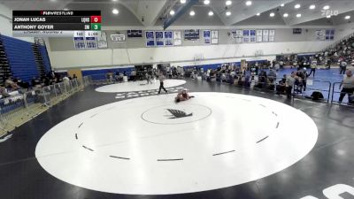 126 lbs Champ. Round 2 - Anthony Goyer, SD Move vs Jonah Lucas, La Quinta High School