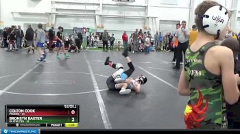 84 lbs Round 7 (8 Team) - Bronsyn Baxter, 84 Athletes vs Colton Cook, Phoenix