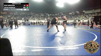 285 lbs Semifinal - Alex Hercules, Elgin Wrestling vs Lucas Franklin, Madill Takedown