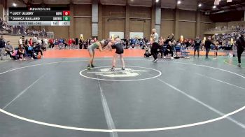 140 lbs Cons. Round 5 - Lucy Ullery, North Point vs Danica Ballard, Smithville
