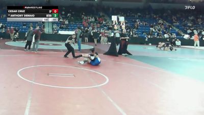 165 lbs Round Of 64 - Cesar Cruz, Saugus/Peabody vs Anthony DeMaio, Methuen