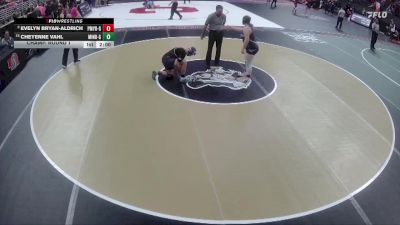 Champ. Round 1 - Cheyenne Vahl, Minden Girls vs Evelyn Bryan-Aldrich, Palmyra Girls