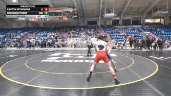152 lbs Qtr-finals - Ashton Beckowski, Saucon Valley vs Christian Feight, Chestnut Ridge
