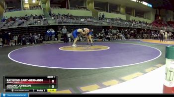 215 lbs Round 4 (6 Team) - Jordan Johnson, Lincoln East vs Raymond Gary-Hernandez, Manhattan HS