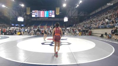 105 lbs Cons. Rd Of 64 - Jenniyah Duarte, CA vs Breken Blackford-Hesselberg, WI