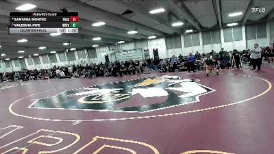 130 lbs Quarterfinal - Valeigha Fife, Woodland Park vs Santana Montez, Pueblo Central